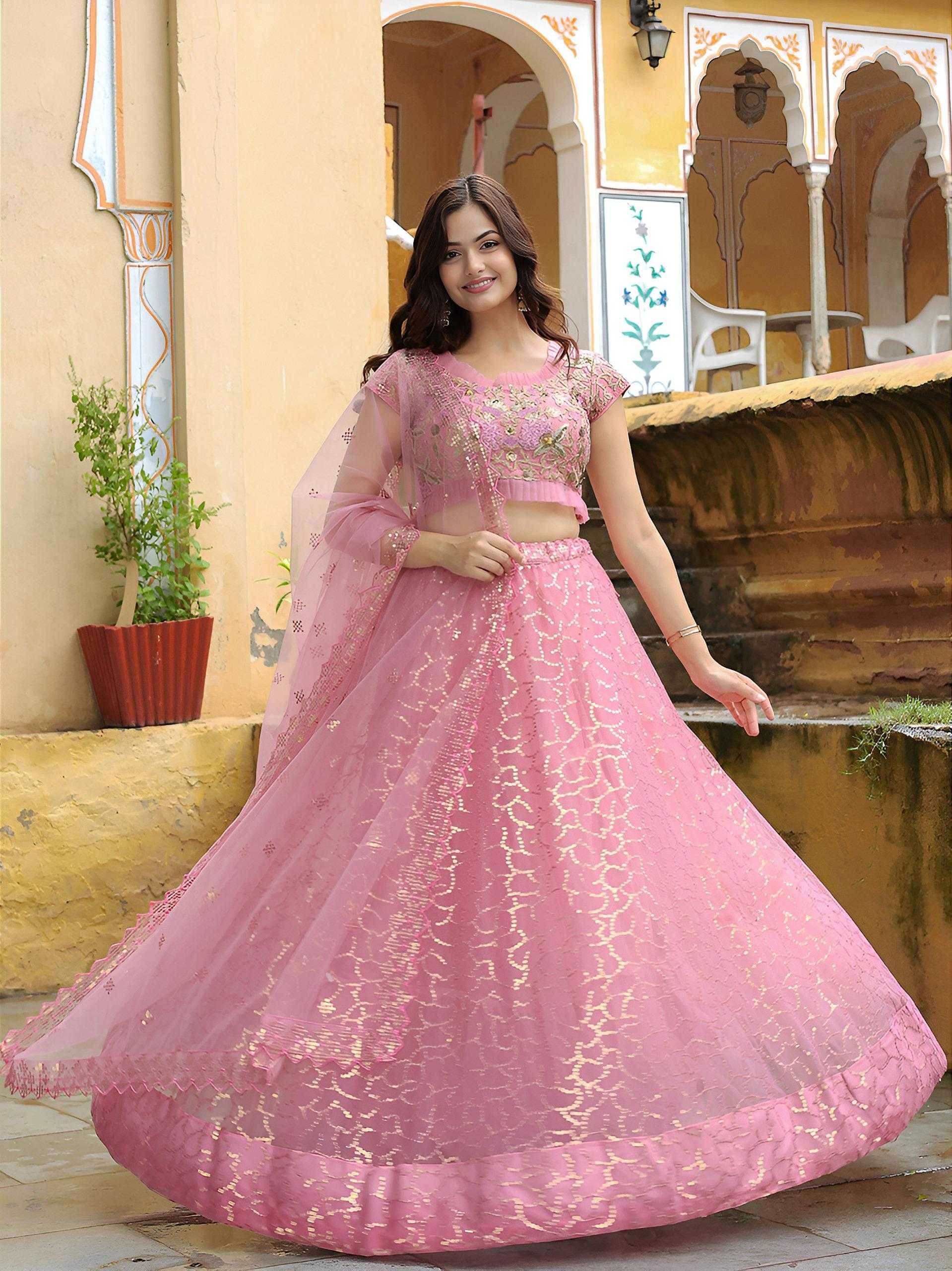 Soft Net Lehenga Choli - MYLUXURY LANE ENTERPRISE